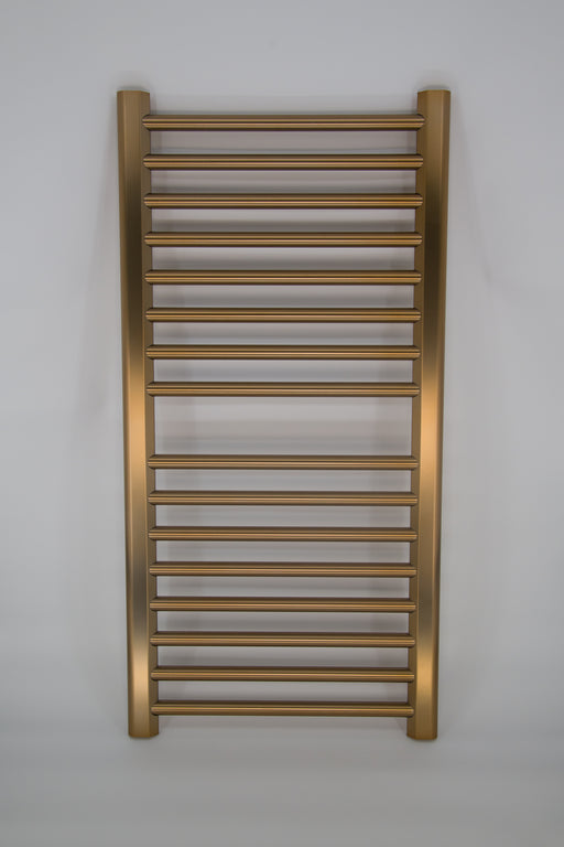 Amba Products S2142BB Sirio 16-Bar Hardwired (21" W) Towel Warmer - 4 x 21.5 x 42.625 in. - Brushed Bronze Finish