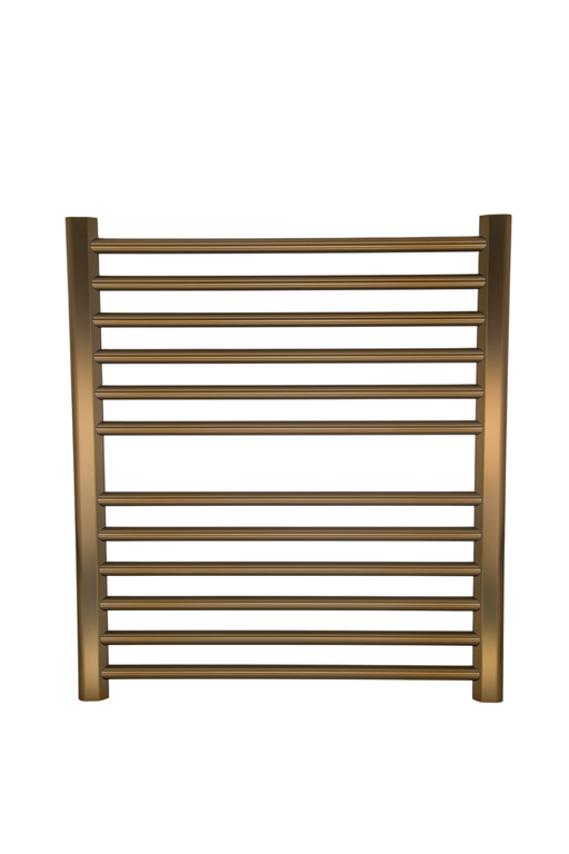 Amba Products S2932BB Sirio 12-Bar Hardwired (29" W) Towel Warmer - 4 x 29.375 x 33.125 in. - Brushed Bronze Finish