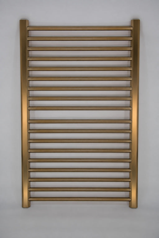 Amba Products S2942BB Sirio 16-Bar Hardwired (29" W) Towel Warmer - 4 x 29.375 x 42.625 in. - Brushed Bronze Finish