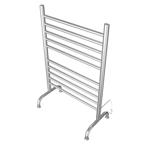 Amba Products SAFSB-24 Solo 24-Inch Freestanding Towel Warmer - 11.875 x 23.625 x 38 in. - Brushed Finish
