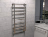 Amba Products T-2040BN Traditional Model 8-Bar Hardwired Towel Warmer - 5.375 x 21.125 x 43.25 in. - Brushed Nickel Finish