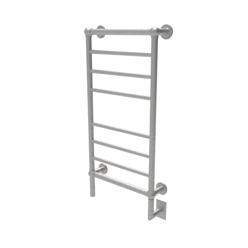 Amba Products T-2040BN Traditional Model 8-Bar Hardwired Towel Warmer - 5.375 x 21.125 x 43.25 in. - Brushed Nickel Finish
