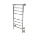 Amba Products T-2040PN Traditional Model 8-Bar Hardwired Towel Warmer - 5.375 x 21.125 x 43.25 in. - Polished Nickel Finish