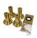 Amba Products Accessory AT-BP-BMB Traditional Model Bracket Pack - 3 x 3 x 3 in. - Brushed Modern Brass