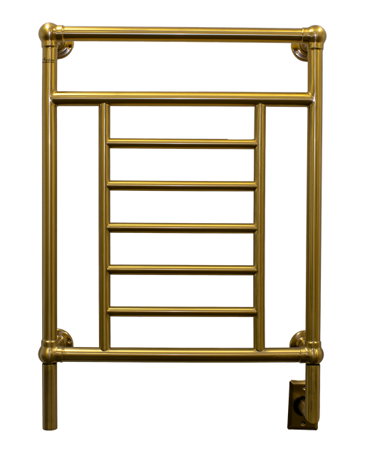 Amba Products T-2536BMB Traditional Model 8-Bar Hardwired  Towel Warmer - 5.375 x 25.25 x 36.375 in. - Brushed Modern Brass