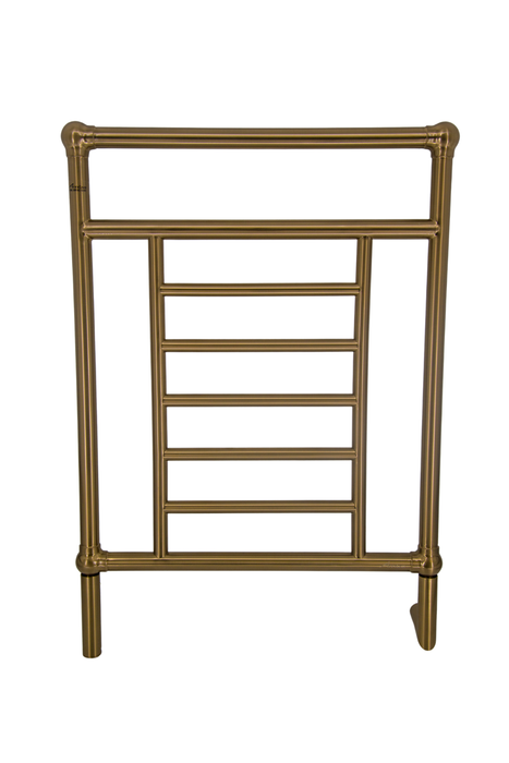 Amba Products T-2536BB Traditional Model 8-Bar Hardwired Towel Warmer - 5.375 x 25.25 x 36.375 in. - Brushed Bronze Finish