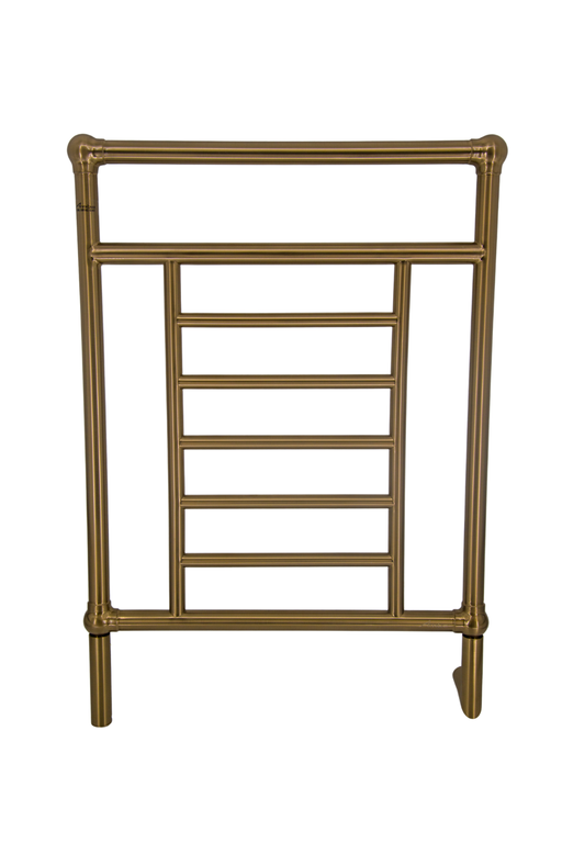 Amba Products T-2536BB Traditional Model 8-Bar Hardwired Towel Warmer - 5.375 x 25.25 x 36.375 in. - Brushed Bronze Finish