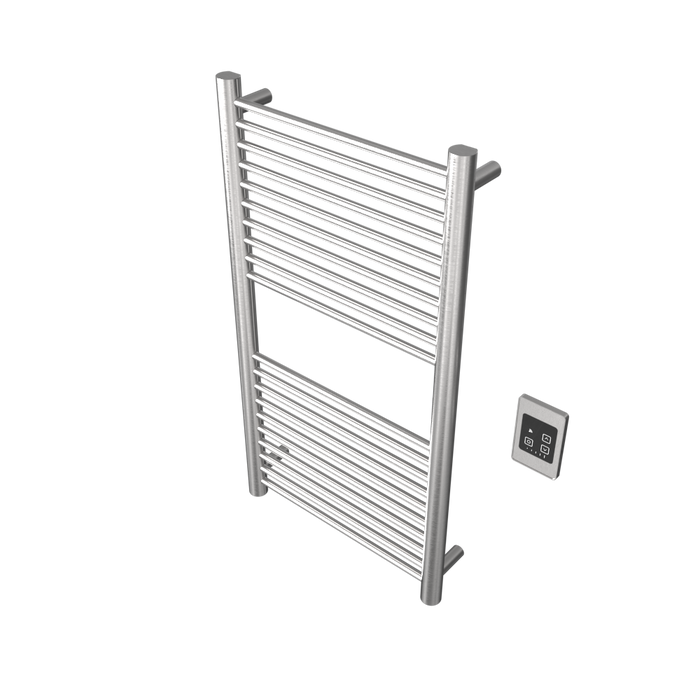 Amba Products A2036B Antus 20-Bar Hardwired Towel Warmer - 4.125 x 20.375 x 37.75 in. - Brushed Finish