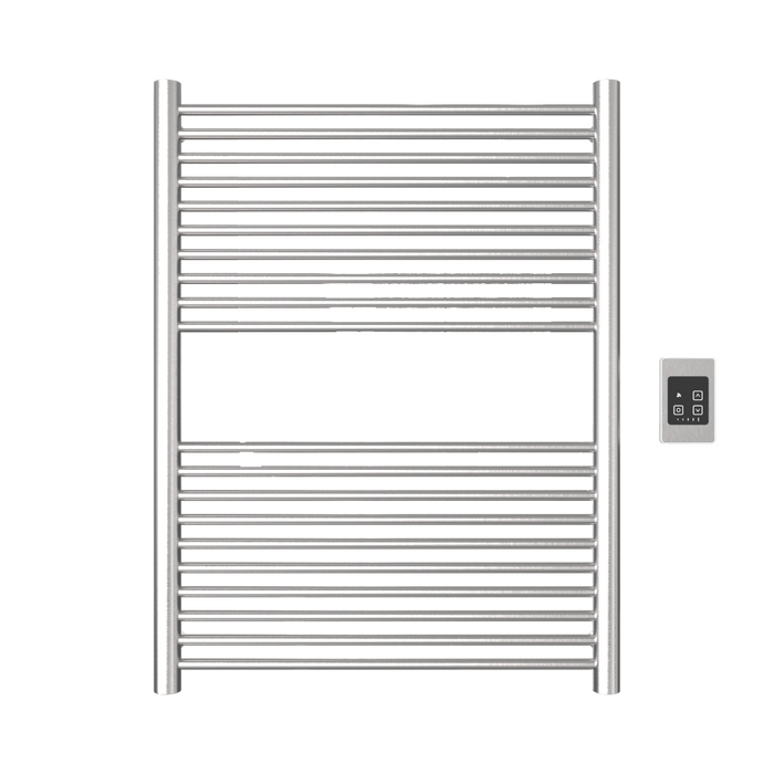 Amba Products A2836B Antus 20-Bar Hardwired Towel Warmer - 4.125 x 28.25 x 37.75 in. - Brushed Finish