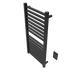Amba Products Q2142MB Quadro 16-Bar Hardwired Towel Warmer - 4.375 x 21.25 x 42.625 in. - Matte Black Finish