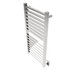 Amba Products Q2142P Quadro 16-Bar Hardwired Towel Warmer - 4.375 x 21.25 x 42.625 in. - Polished Finish