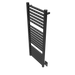 Amba Products Q2154MB Quadro 20-Bar Hardwired Towel Warmer - 4.375 x 21.25 x 54.375 in. - Matte Black Finish