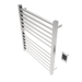 Amba Products Q2932B Quadro 12-Bar Hardwired Towel Warmer - 4.375 x 29.125 x 33.125 in. - Brushed Finish