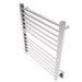 Amba Products Q2932B Quadro 12-Bar Hardwired Towel Warmer - 4.375 x 29.125 x 33.125 in. - Brushed Finish