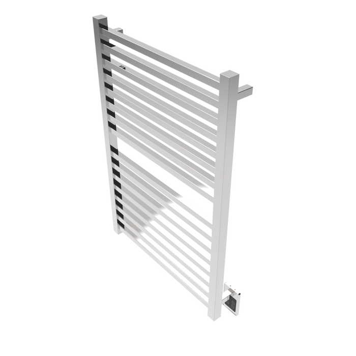 Amba Products Q2942P Quadro 16-Bar Hardwired Towel Warmer - 4.375 x 29.125 x 42.625 in. - Polished Finish