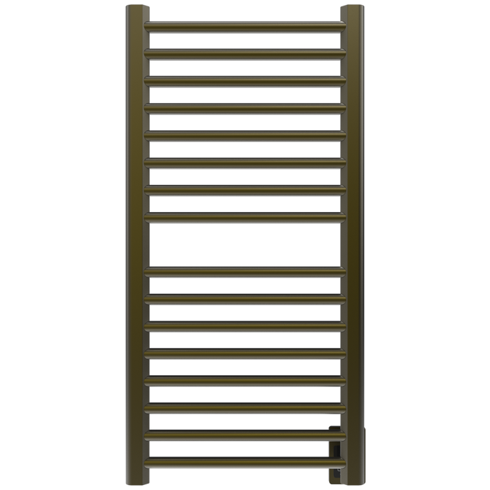 Amba Products S2142BB Sirio 16-Bar Hardwired 21 W Towel Warmer - 4 x 21.5 x 42.625 in. - Brushed Bronze Finish