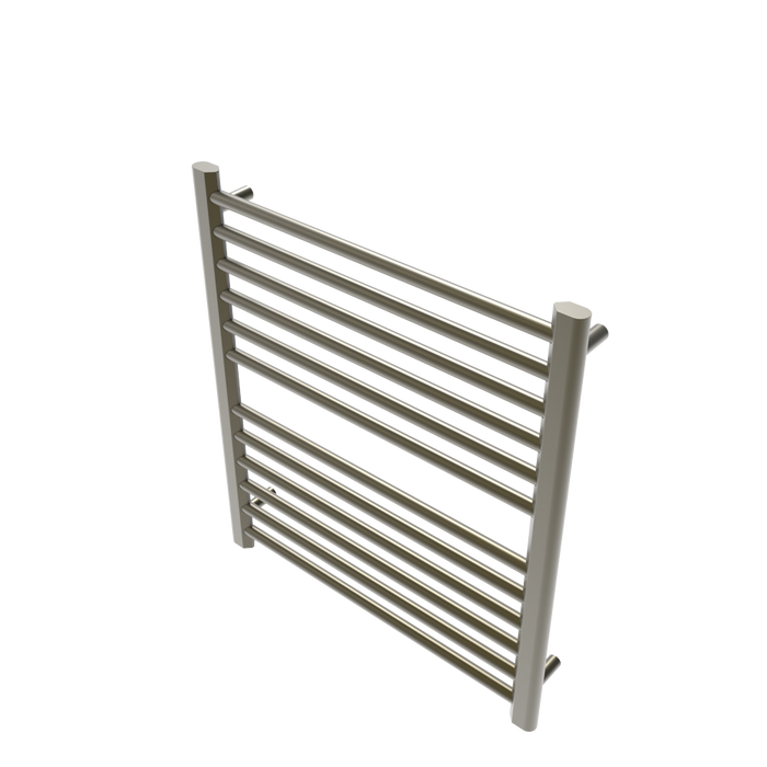 Amba Products S2932BB Sirio 12-Bar Hardwired 29 W Towel Warmer - 4 x 29.375 x 33.125 in. - Brushed Bronze Finish
