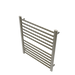 Amba Products S2932BB Sirio 12-Bar Hardwired 29 W Towel Warmer - 4 x 29.375 x 33.125 in. - Brushed Bronze Finish