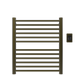 Amba Products S2932BB Sirio 12-Bar Hardwired 29 W Towel Warmer - 4 x 29.375 x 33.125 in. - Brushed Bronze Finish
