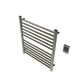 Amba Products S2932BB Sirio 12-Bar Hardwired 29 W Towel Warmer - 4 x 29.375 x 33.125 in. - Brushed Bronze Finish