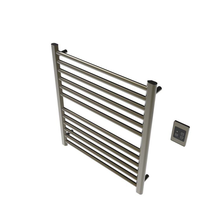 Amba Products S2932BB Sirio 12-Bar Hardwired 29 W Towel Warmer - 4 x 29.375 x 33.125 in. - Brushed Bronze Finish
