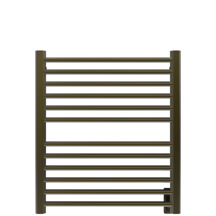 Amba Products S2932BB Sirio 12-Bar Hardwired 29 W Towel Warmer - 4 x 29.375 x 33.125 in. - Brushed Bronze Finish