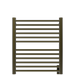 Amba Products S2932BB Sirio 12-Bar Hardwired 29 W Towel Warmer - 4 x 29.375 x 33.125 in. - Brushed Bronze Finish
