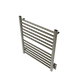 Amba Products S2932BB Sirio 12-Bar Hardwired 29 W Towel Warmer - 4 x 29.375 x 33.125 in. - Brushed Bronze Finish