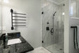 Amba Products SB5-MB Swivel Bar Hardwired Plug-in Combo Towel Warmer with 5 Bars - x x in. - Matte Black Finish