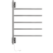 Amba Products SB5-P Swivel Bar Hardwired Plug-in Combo Towel Warmer with 5 Bars - x x in. - Polished Finish