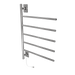 Amba Products SB5-P Swivel Bar Hardwired Plug-in Combo Towel Warmer with 5 Bars - x x in. - Polished Finish