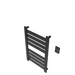 Amba Products V2337MB Vega 8-Panel Hardwired Towel Warmer - 3.625 x 23.375 x 39.25 in. - Matte Black Finish
