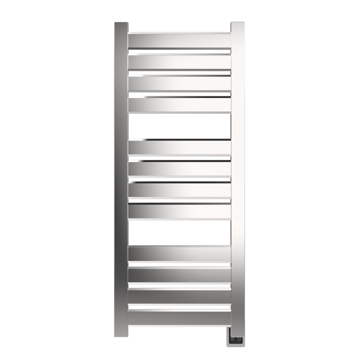 Amba Products V2356P Vega 12-Panel Hardwired Towel Warmer - 3.625 x 23.375 x 58 in. - Polished Finish